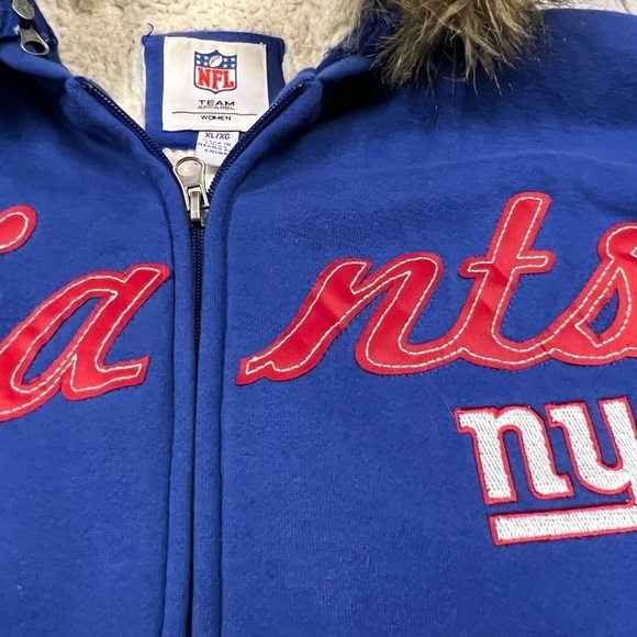 Women's New York Giants Hoodie NFL Football Sports Sweatshirt - Picture 6 of 10
